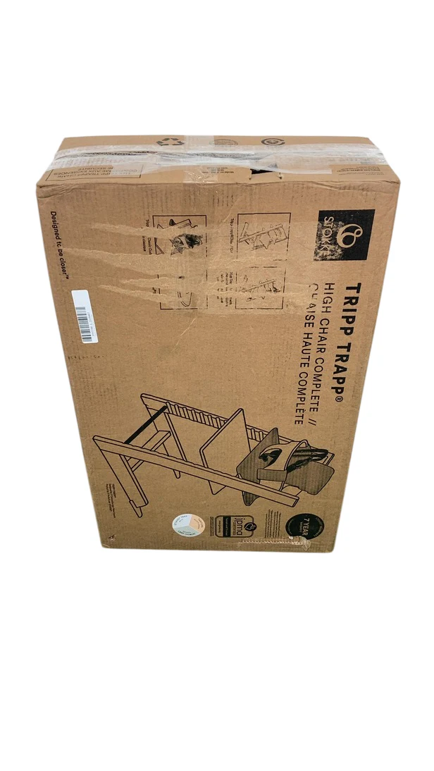 Stokke Tripp Trapp High Chair Complete² + Newborn Set, Natural with Nordic Grey - Image 4