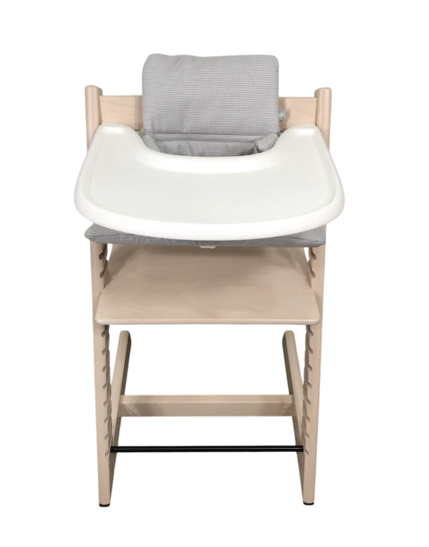 Stokke Tripp Trapp High Chair Complete² + Newborn Set, Nordic Grey, Whitewash - Image 4