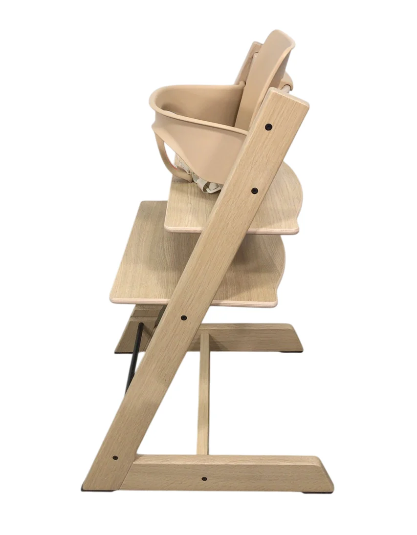 Stokke Tripp Trapp High Chair With Baby Set, 2, Oak Natural - Image 2