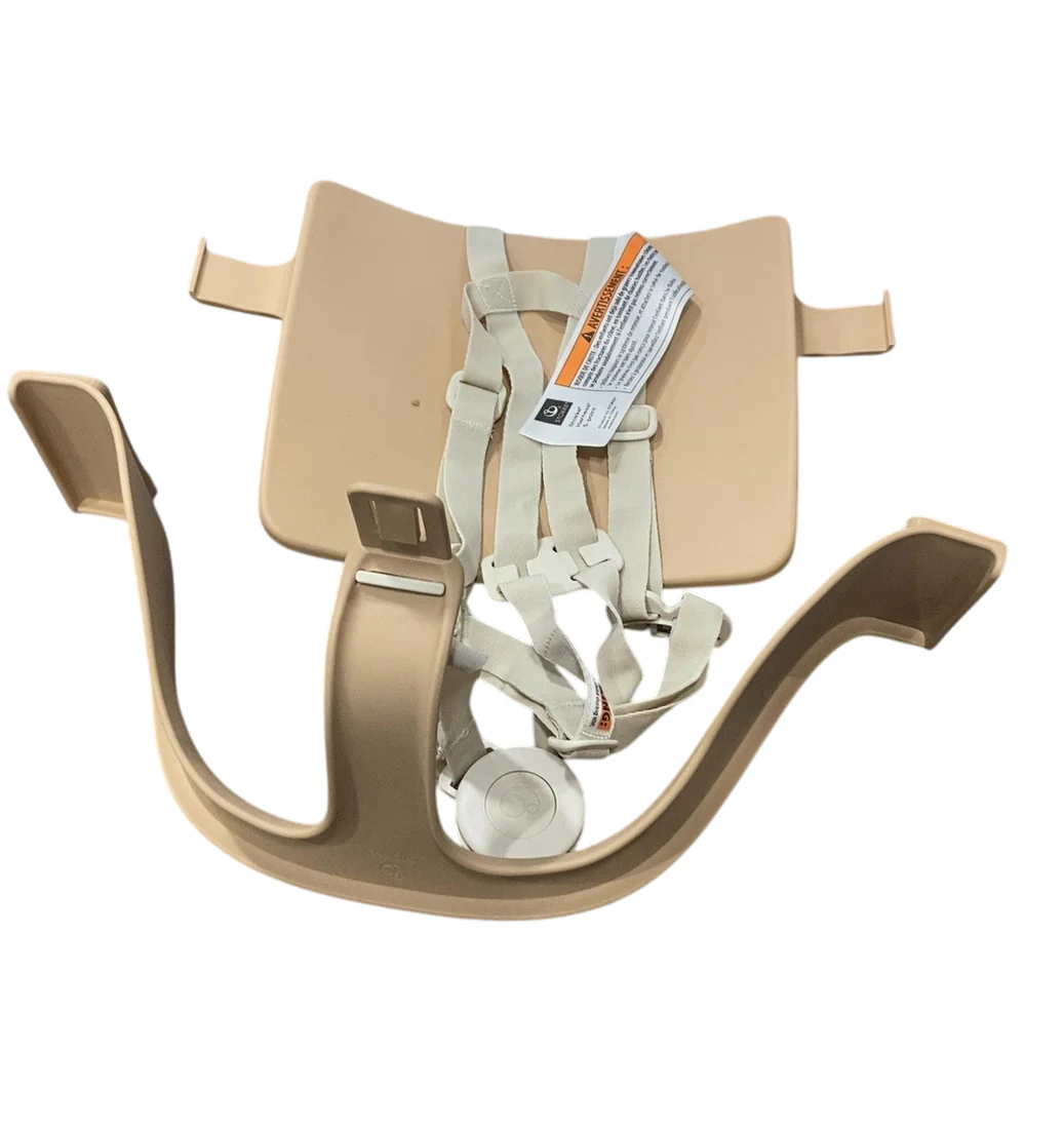 Stokke Tripp Trapp High Chair² with Newborn Set, Grey, Natural, Natural with Beige Harness - Image 3