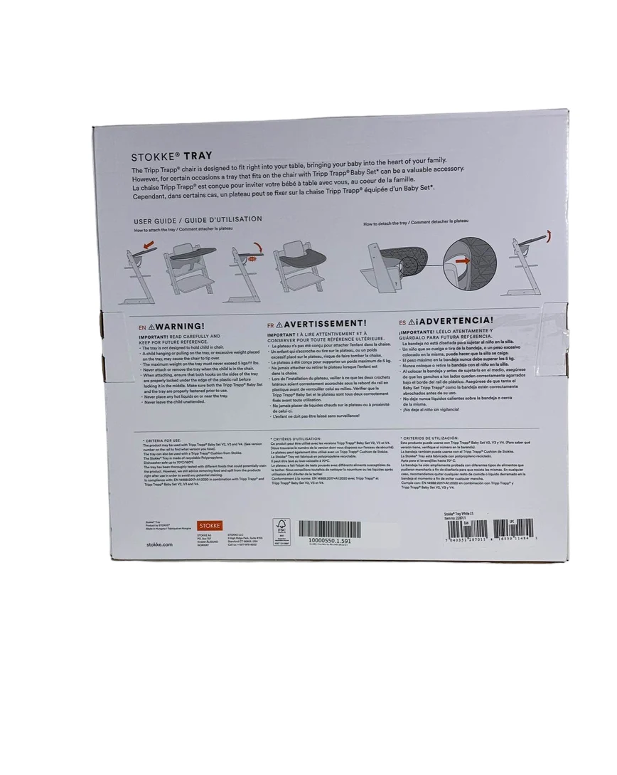Stokke Tripp Trapp Tray, White - Image 3
