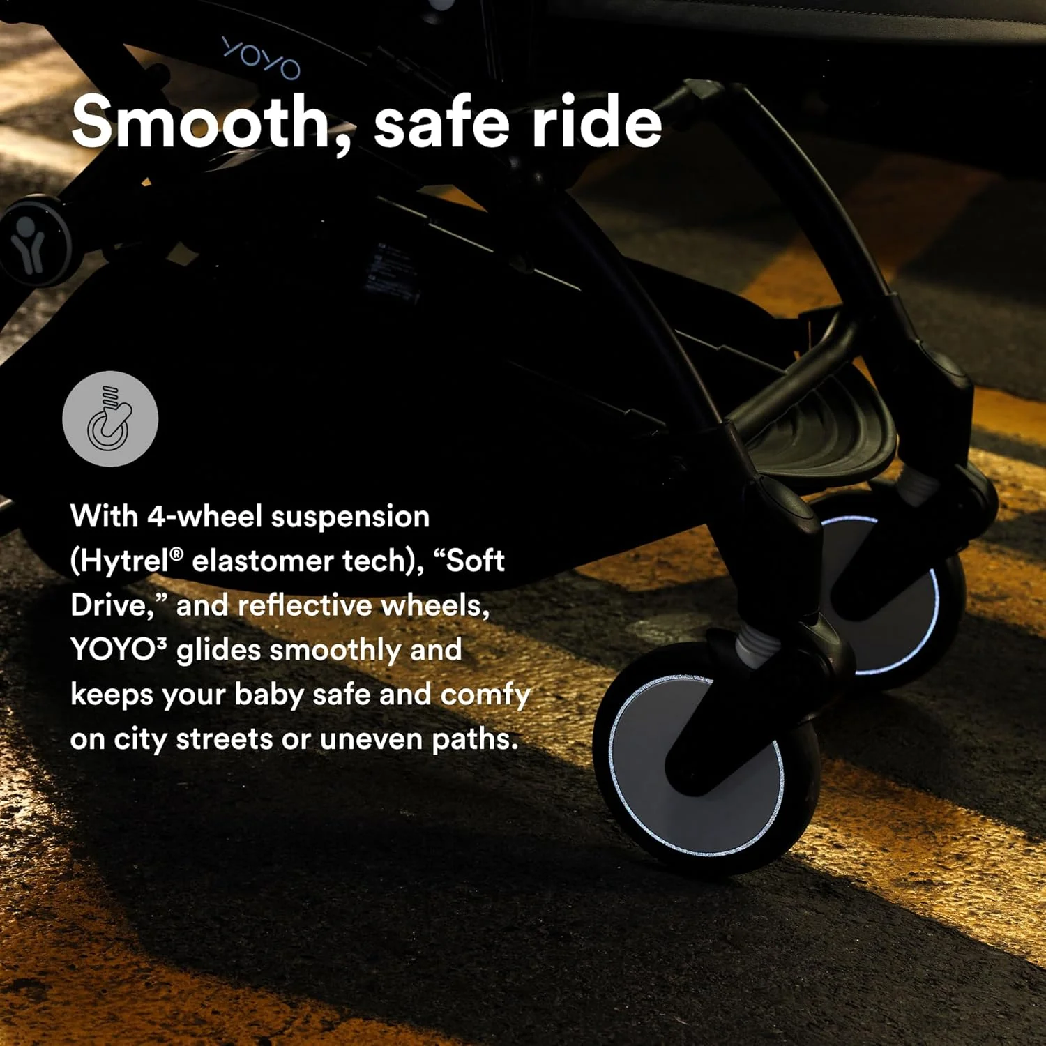 Stokke YOYO3 Complete Stroller, 2025, Black, Black - Image 3