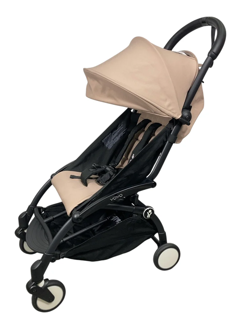 Stokke YOYO3 Complete Stroller, Black, 2024, Taupe - Image 2