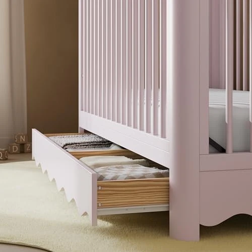 Stork Craft Casablanca Convertible Crib, Blush - Image 2