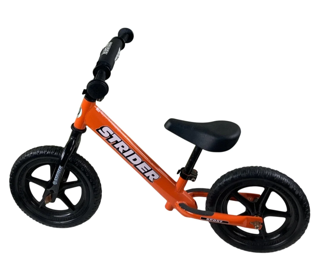 Strider Balance Bike 12” Sport, Orange - Image 5