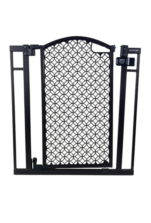 Summer Infant Modern Home Walk-Thru Baby Gate, Espresso - Image 2