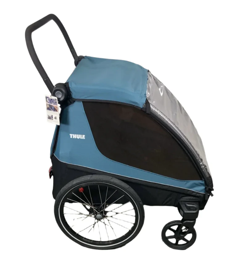 Thule Courier Bike Convertible Trailer, 2021, Agean Blue - Image 3