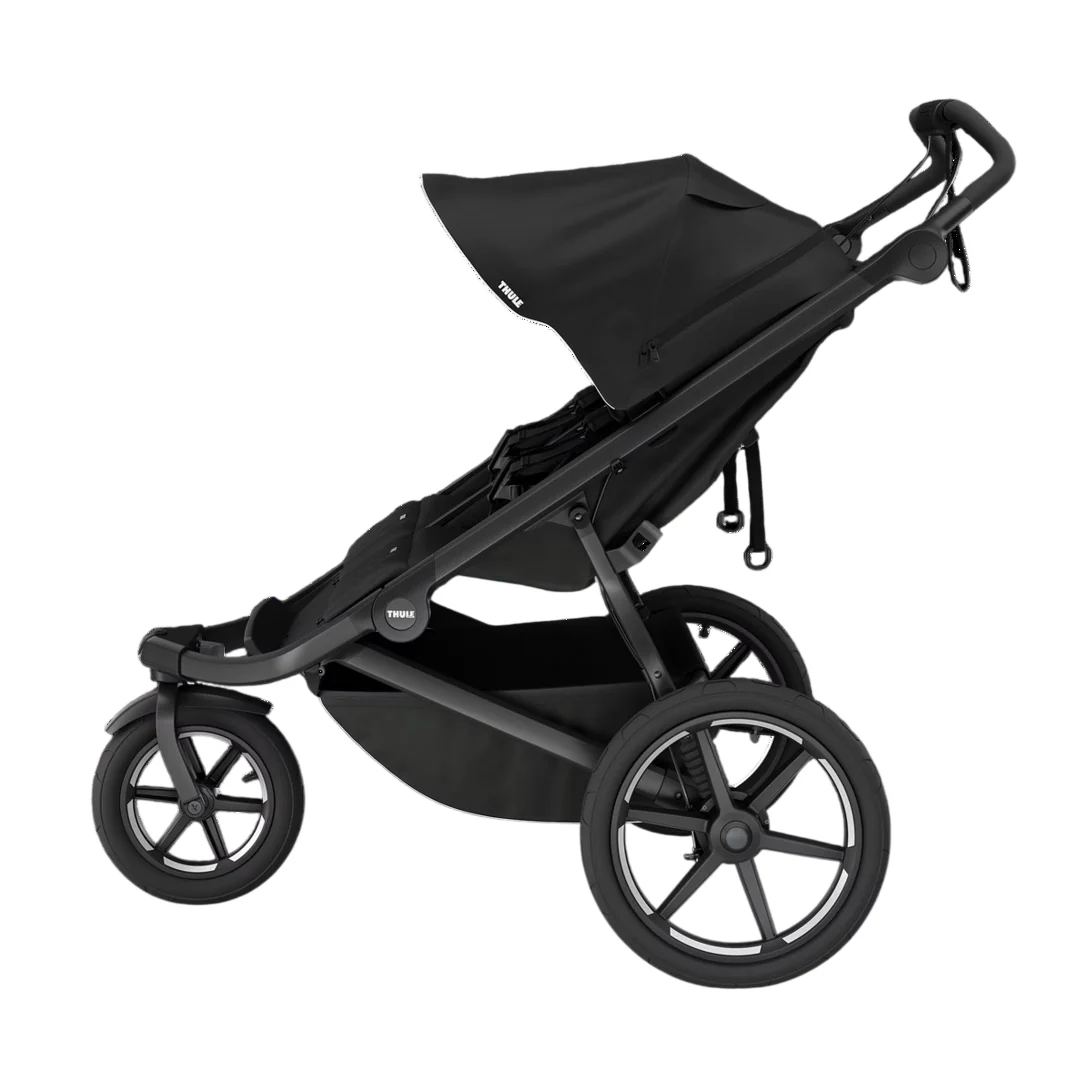 Thule Urban Glide 3 Double Stroller, 2025, Black, Magnetic Harness - Image 2