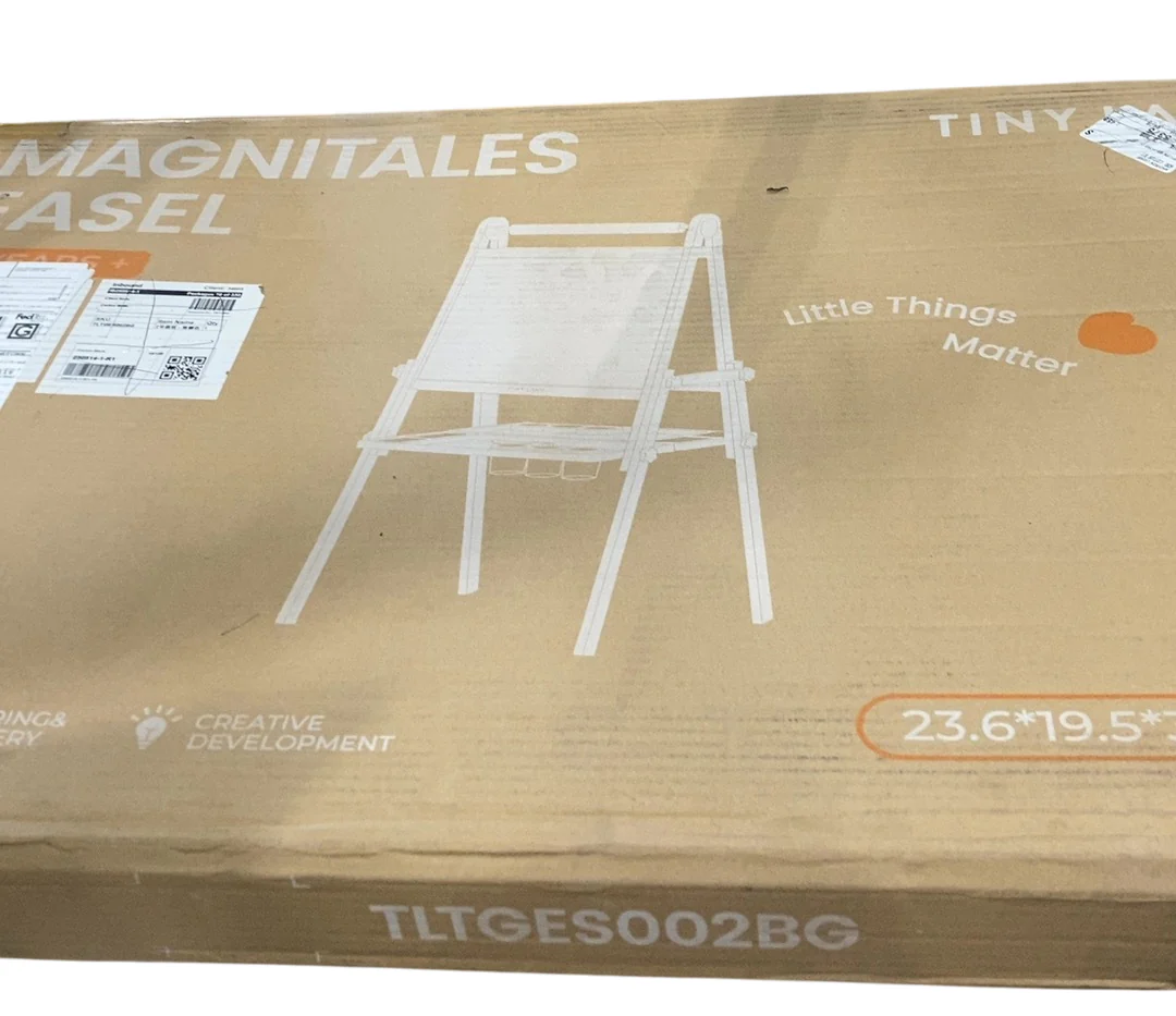 Tiny Land Easel for Kids with Drawing Paper Roll, Wooden - Image 3