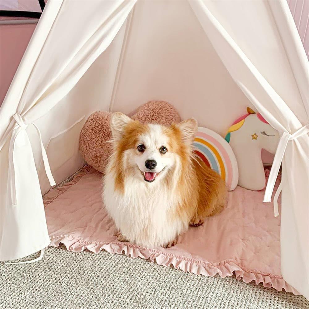 Tiny Land Indoor Play Tent with Floor Mat - Image 4