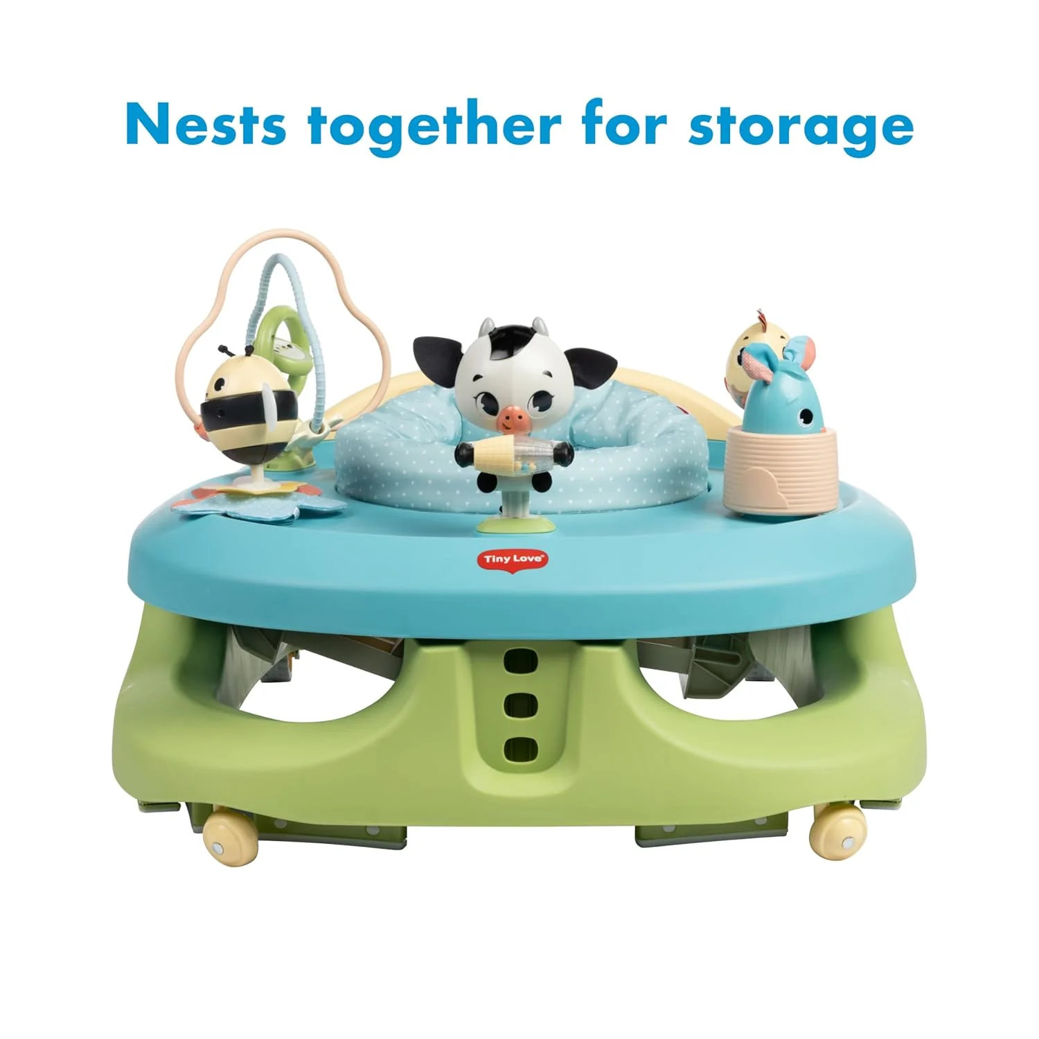 Tiny Love Here I Grow 4-in-1 Baby Walker And Activity Center, Tiny Farmland - Image 3