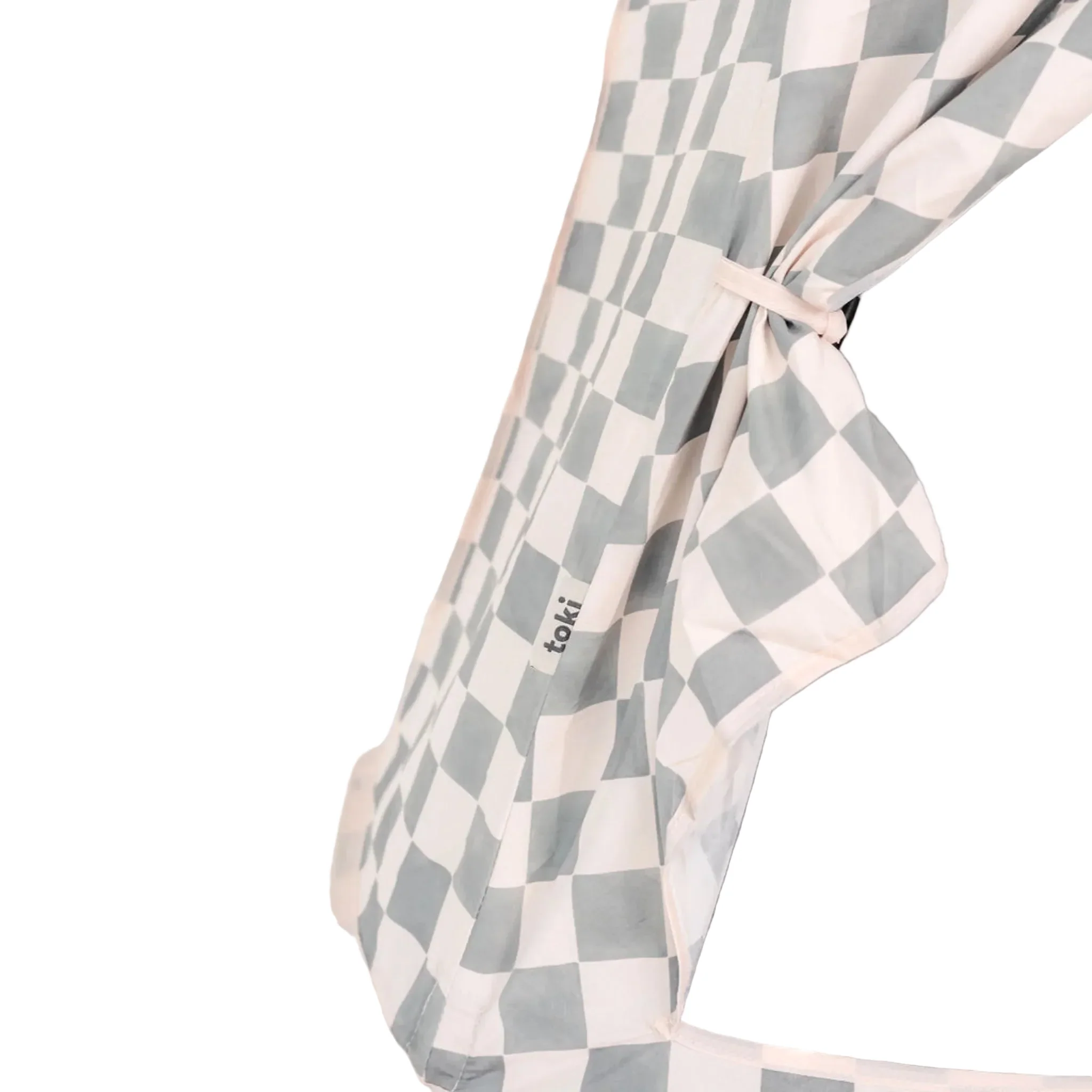 Toki Kids Play Tent, Checker Matcha - Image 3