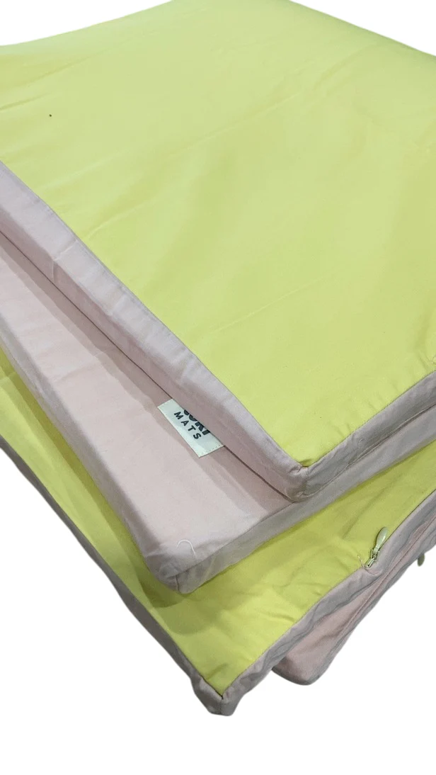 Toki Kids Standard Padded Play Mat 40" x 40", Tutu + Daisy - Image 4