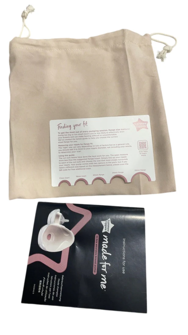 Tommee Tippee Made For Me Wearable Breast Pump, Double, White - Image 3