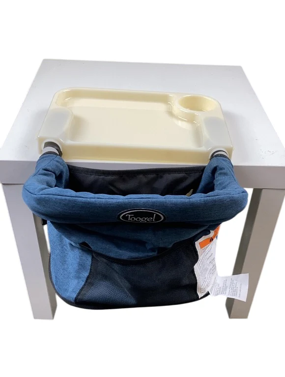 Toogel Hook on High Chair with Tray, Navy - Image 4