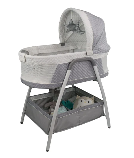 TruBliss Journey 2 in 1 Bassinet, Soft Grey - Image 2