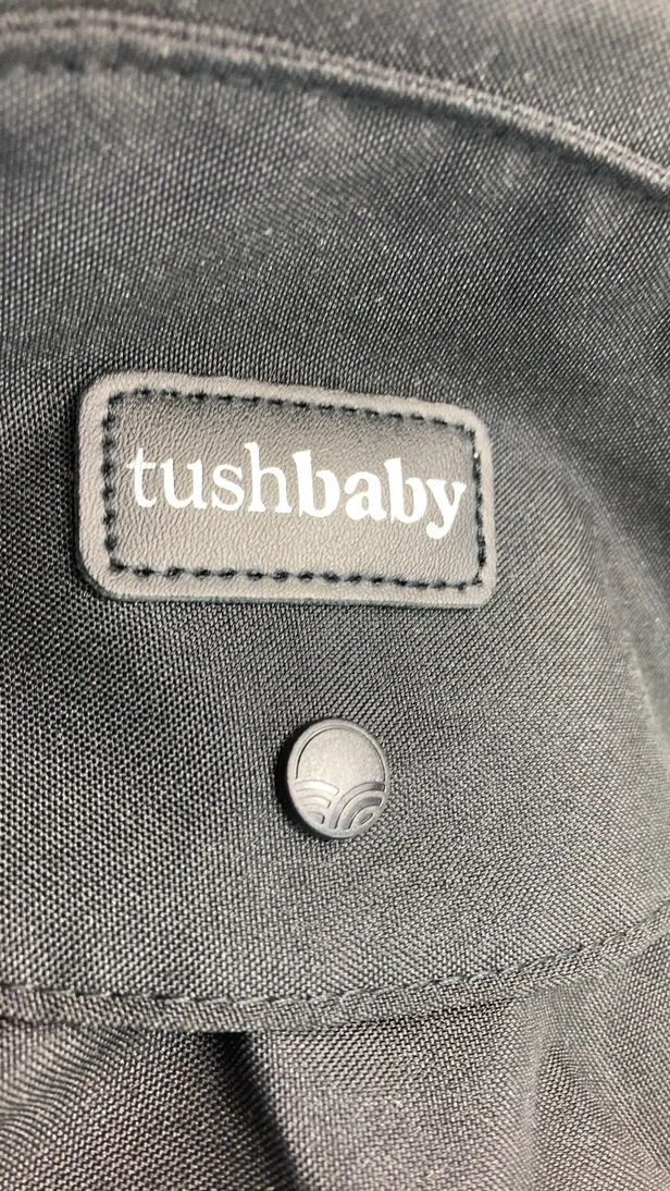 TushBaby Hip Baby Carrier, Black - Image 3