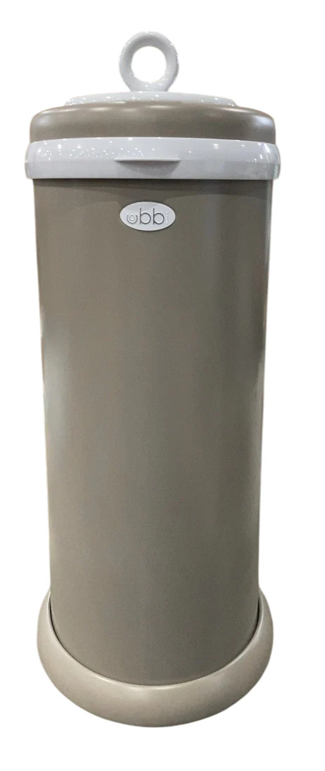 Ubbi Diaper Pail, Matte taupe - Image 3