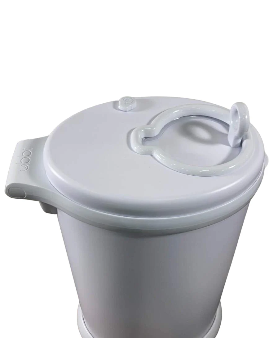 Ubbi Diaper Pail, Matte White - Image 3