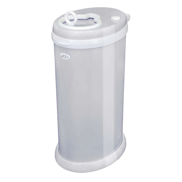 Ubbi Diaper Pail, Matte White