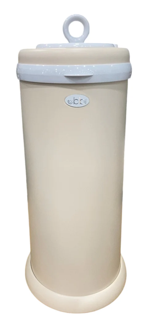 Ubbi Diaper Pail, Oat Milk - Image 3