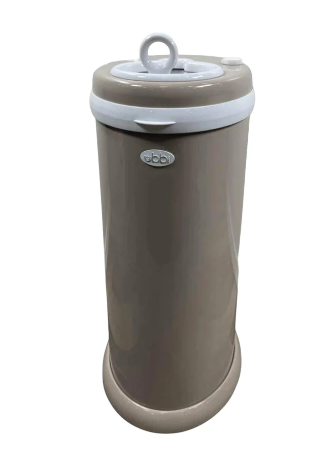 Ubbi Diaper Pail, Taupe - Image 2