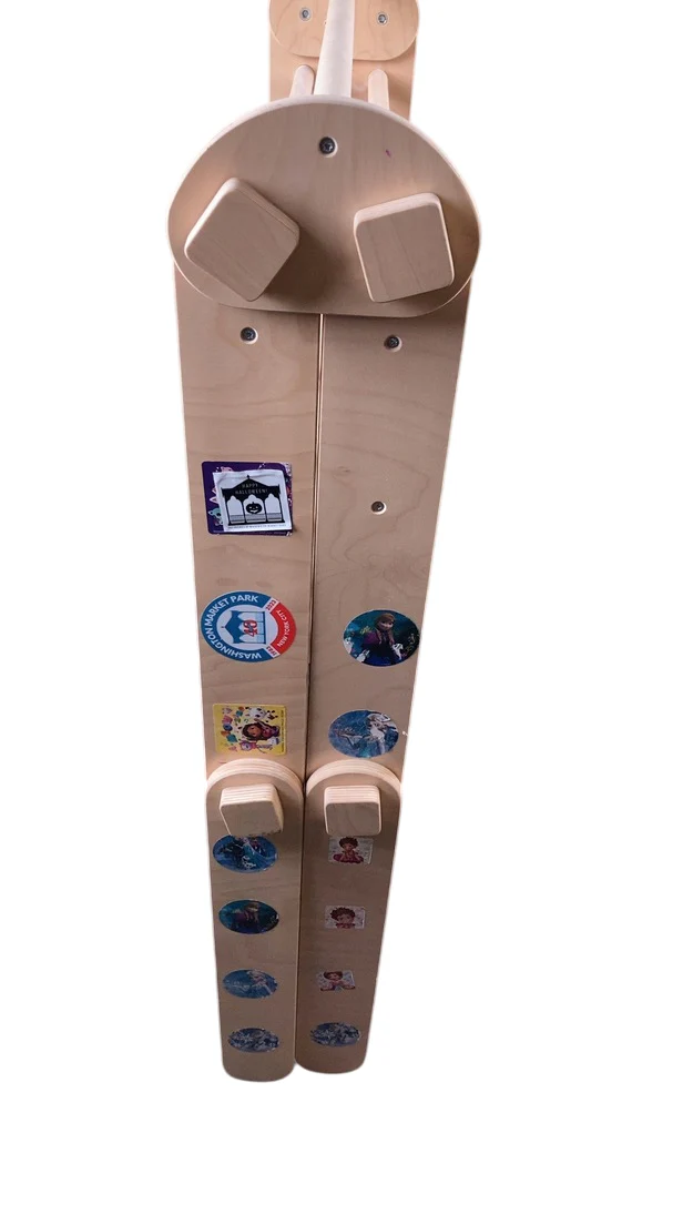 Wooden Triangle Climber, Natural - Image 3