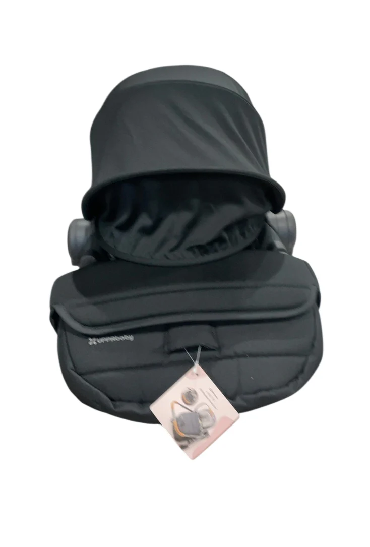 UPPAbaby Aria V2 Infant Car Seat, 2025, Jake (Charcoal/Black Leather) - Image 4