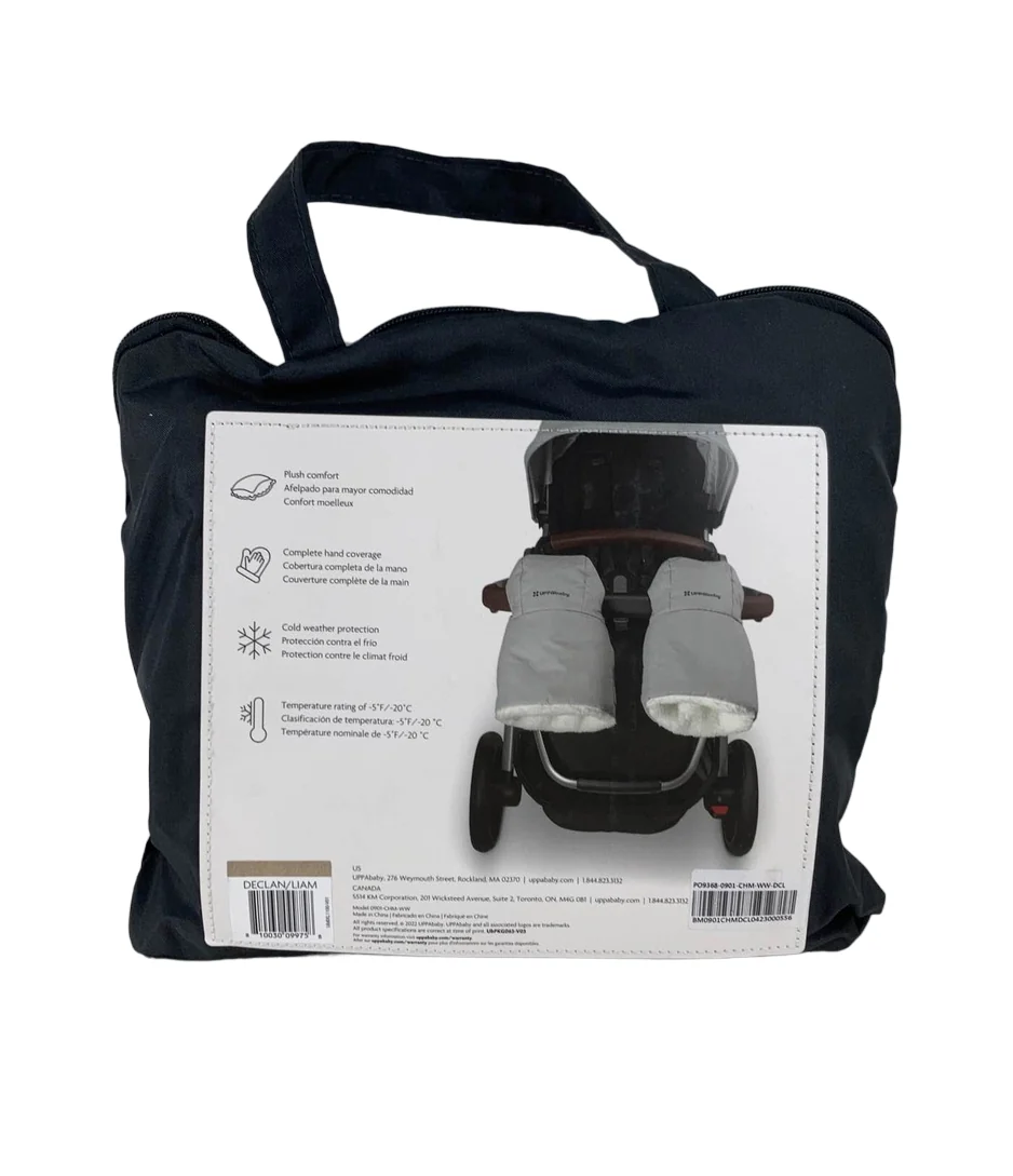 UPPAbaby Cozy Handmuffs, Declan (Oat Melange) - Image 2