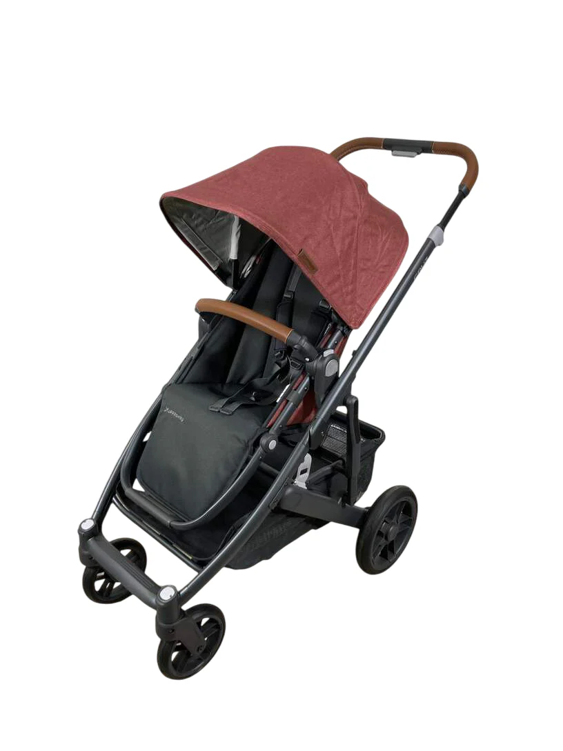 UPPAbaby CRUZ V2 Stroller, 2022, Lucy (Red Melange) - Image 2