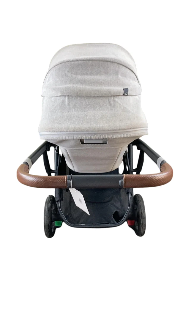 UPPAbaby CRUZ V2 Stroller, 2023, Anthony(White and Grey Chenille) - Image 3