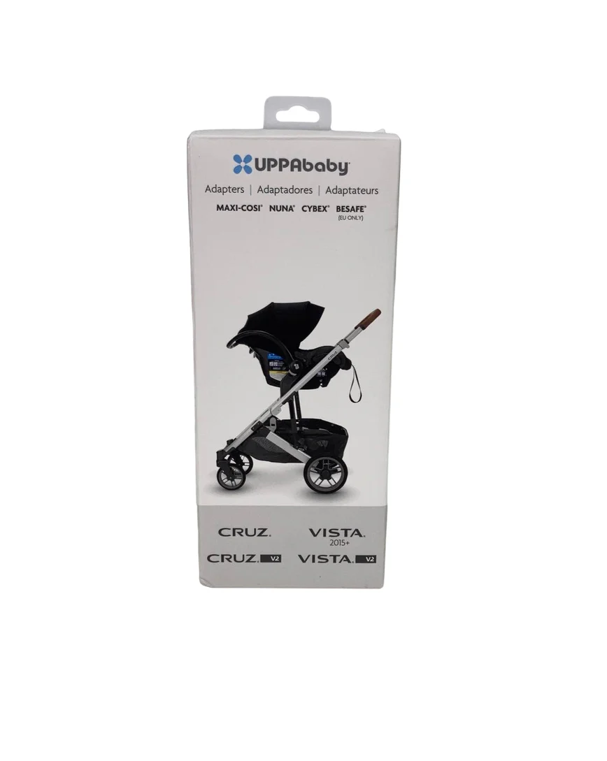 UPPAbaby Infant Car Seat Adapter For Maxi Cosi/Nuna/Cybex/Besafe/Recaro/Joie, Dark Gray/Gray - Image 2