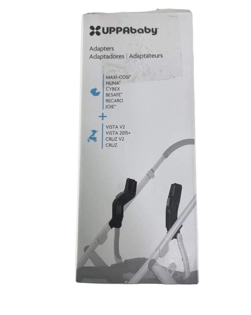 UPPAbaby Infant Car Seat Adapter For Maxi Cosi/Nuna/Cybex/Besafe/Recaro/Joie, Dark Gray/Gray - Image 3