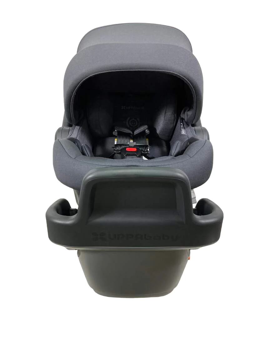 UPPAbaby MESA MAX Infant Car Seat and Base, 2022, Greyson (Charcoal Melange) - Image 4