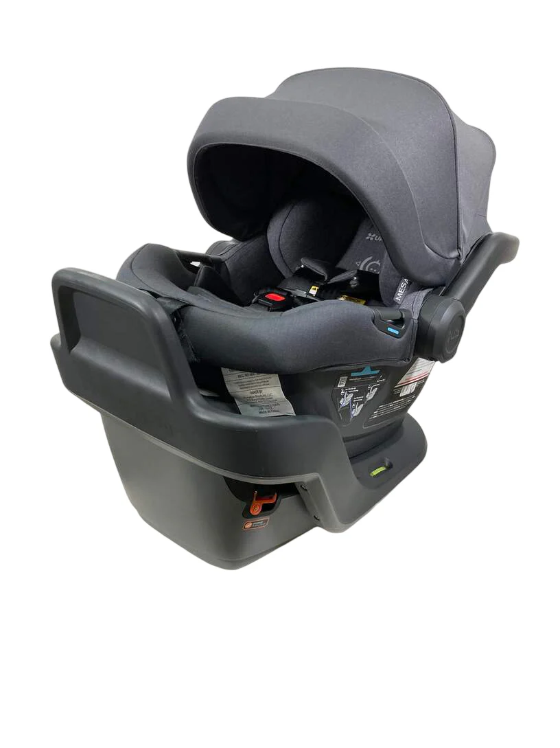 UPPAbaby MESA MAX Infant Car Seat and Base, 2022, Greyson (Charcoal Melange) - Image 2