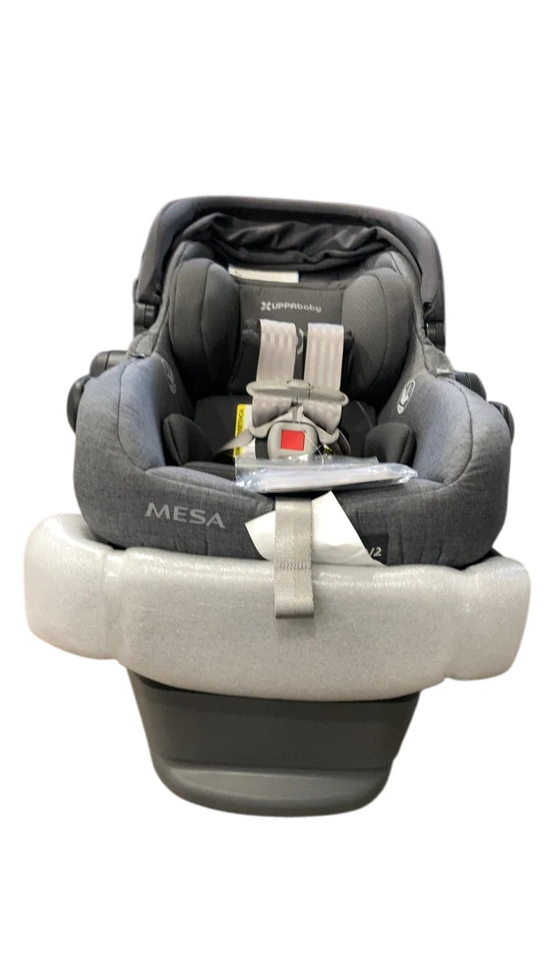 UPPAbaby MESA V2 Infant Car Seat, 2024, Jake Charcoal - Image 4