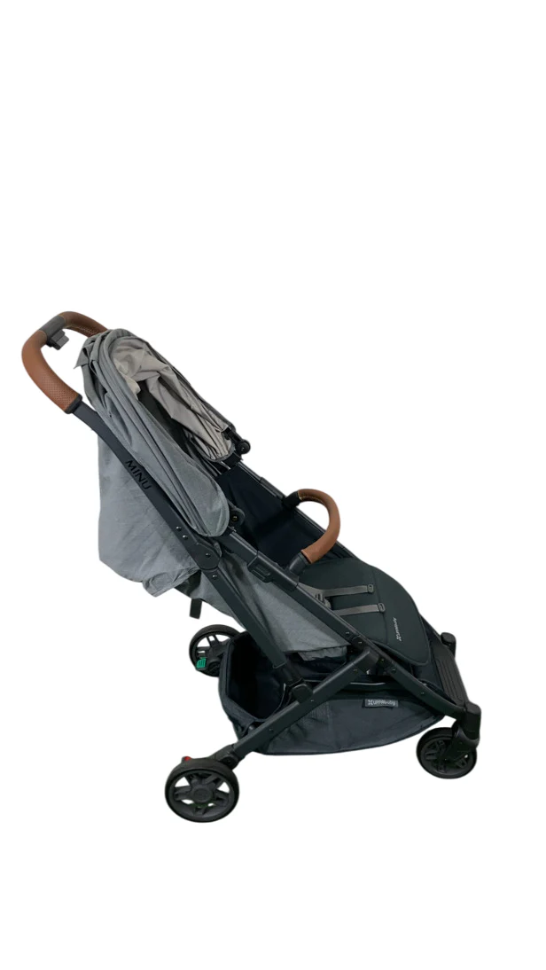 UPPAbaby MINU V2 Stroller, 2024, Greyson (Charcoal Melange) - Image 2