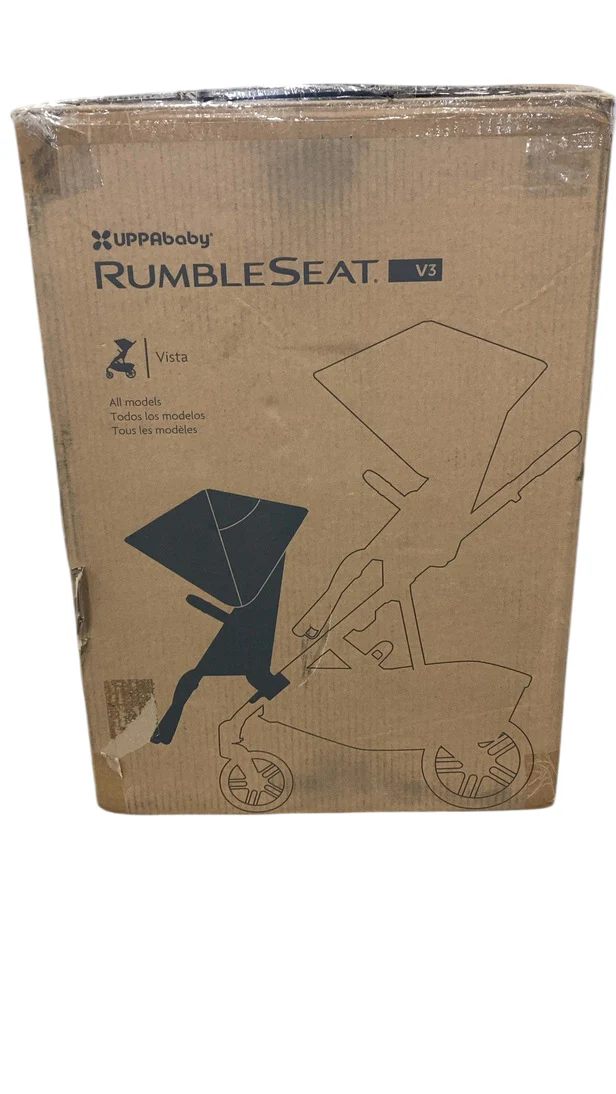 UPPAbaby RumbleSeat V3, 2024, Savannah (Pearl Gray Jacquard) - Image 2