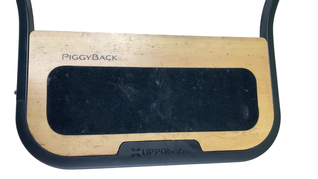 UPPAbaby VISTA PiggyBack Ride-Along Board (2015+), Natural Wood/Black - Image 2