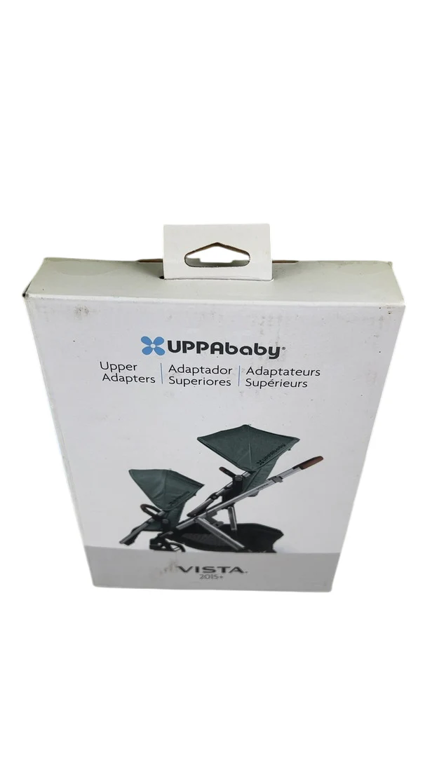 UPPAbaby VISTA Upper Adapters, Dark Gray/Gray - Image 3