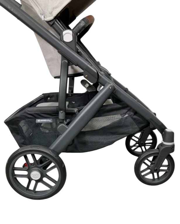 UPPAbaby VISTA V2 Stroller, 2023, Anthony (White & Grey Chenille) - Image 7