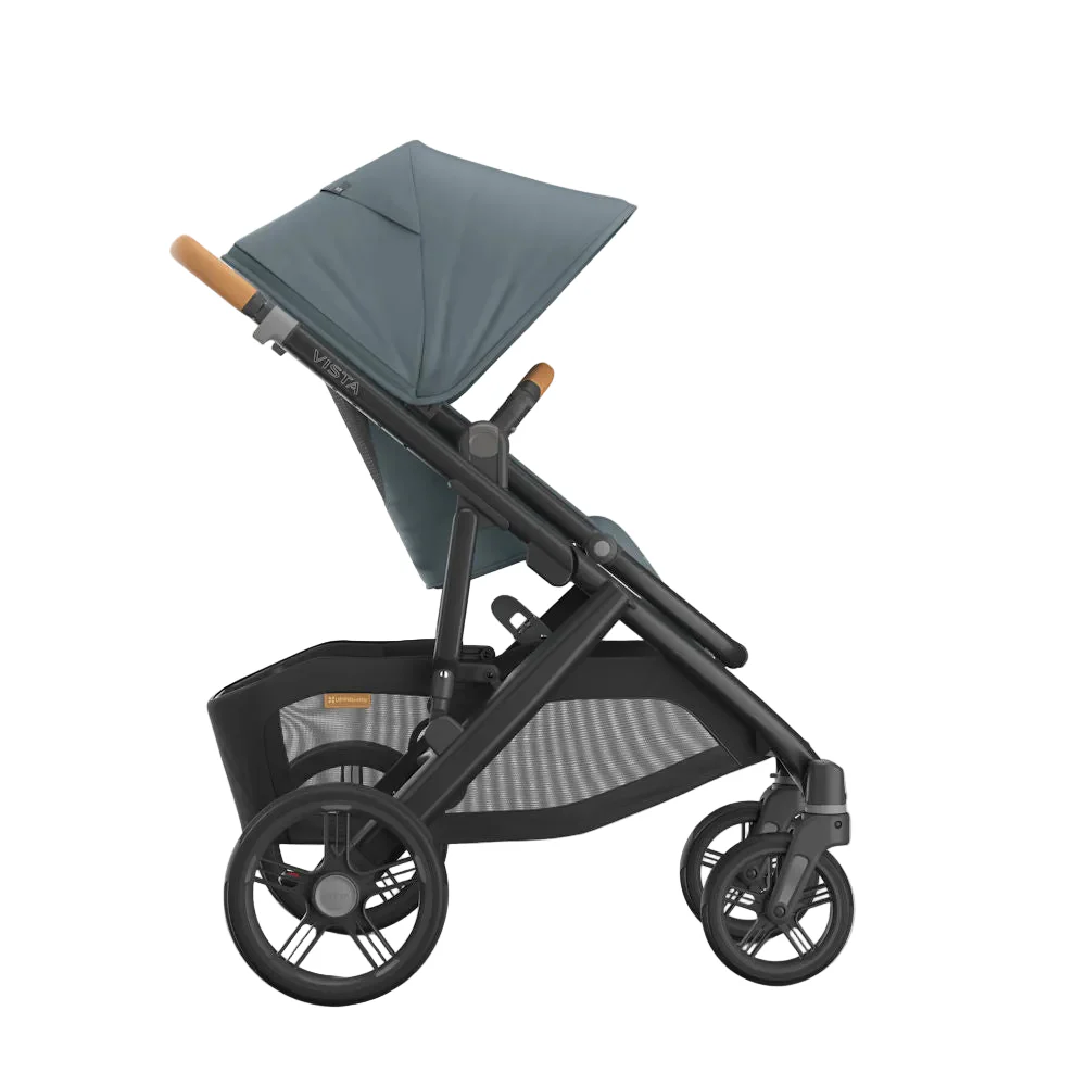 UPPAbaby Vista V3 Stroller, 2025, Dillan (Stone Blue/Carbon Frame) - Image 2