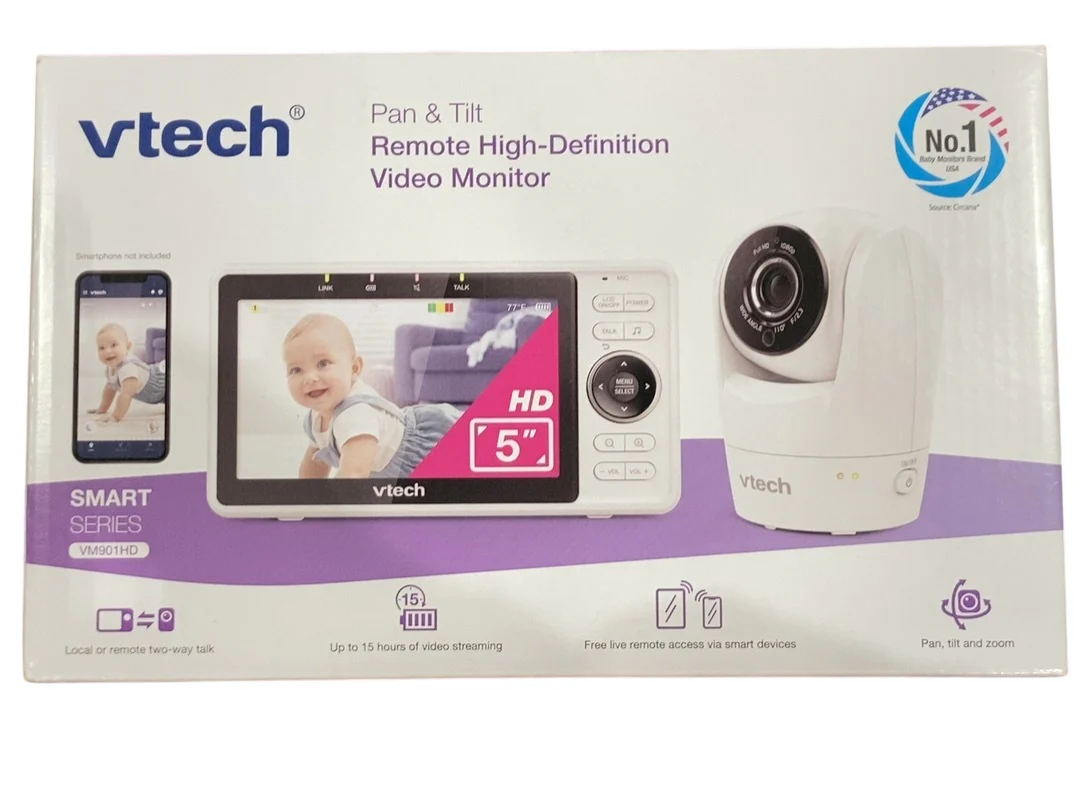 VTech Upgraded Smart WiFi Baby Monitor, VM901 - Image 5