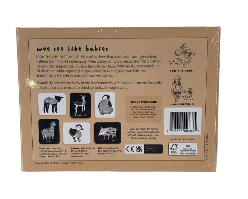 Wee Gallery Art Cards, Baby Animals - Image 3