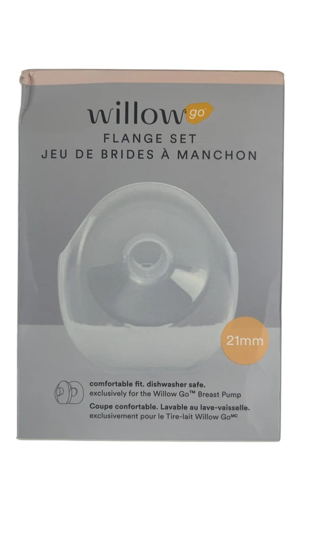 Willow Breast Pump Flanges, 21mm, GO - Image 2