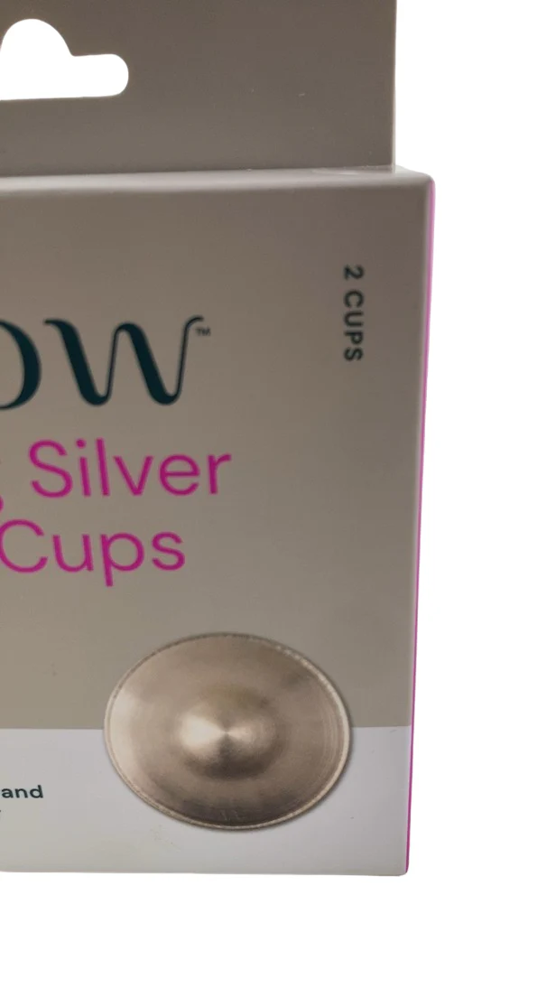 Willow Soothing Silver Nursing Cups, Silver - Image 4