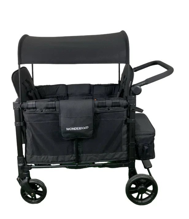 Wonderfold W2 Elite Multifunctional Stroller Wagon, 2024, Volcanic Black - Image 2