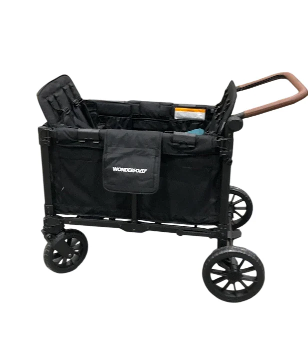 Wonderfold W4 Luxe Pro Stroller Wagon, Jet Black, 2025 - Image 2