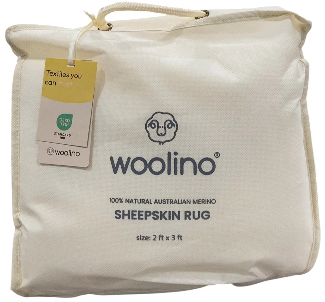 Woolino 100% Natural Australian Lambskin, ivory - Image 2