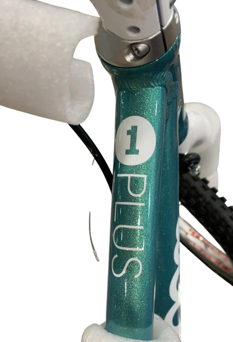Woom GO 1 Plus Balance Bike, Metalic turquoise - Image 10